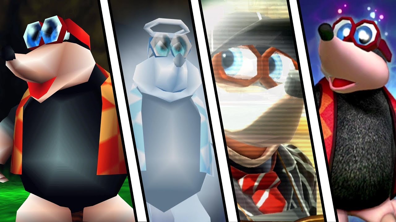 Evolution of Bottles from Banjo Kazooie (1998 - 2019)
