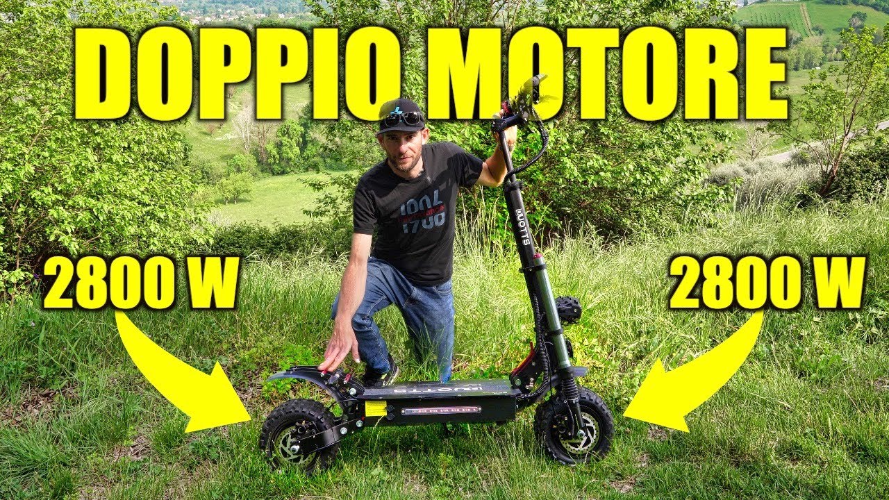 Monopattino doppio motore QUALSIASI SALITA!! Si può rendere LEGALE ! Duotts D88