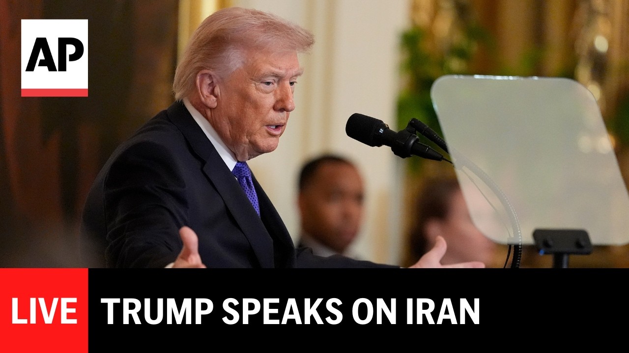 LIVE: Trump speaks on Iran as he awards Medal of Honor to three US soldiers