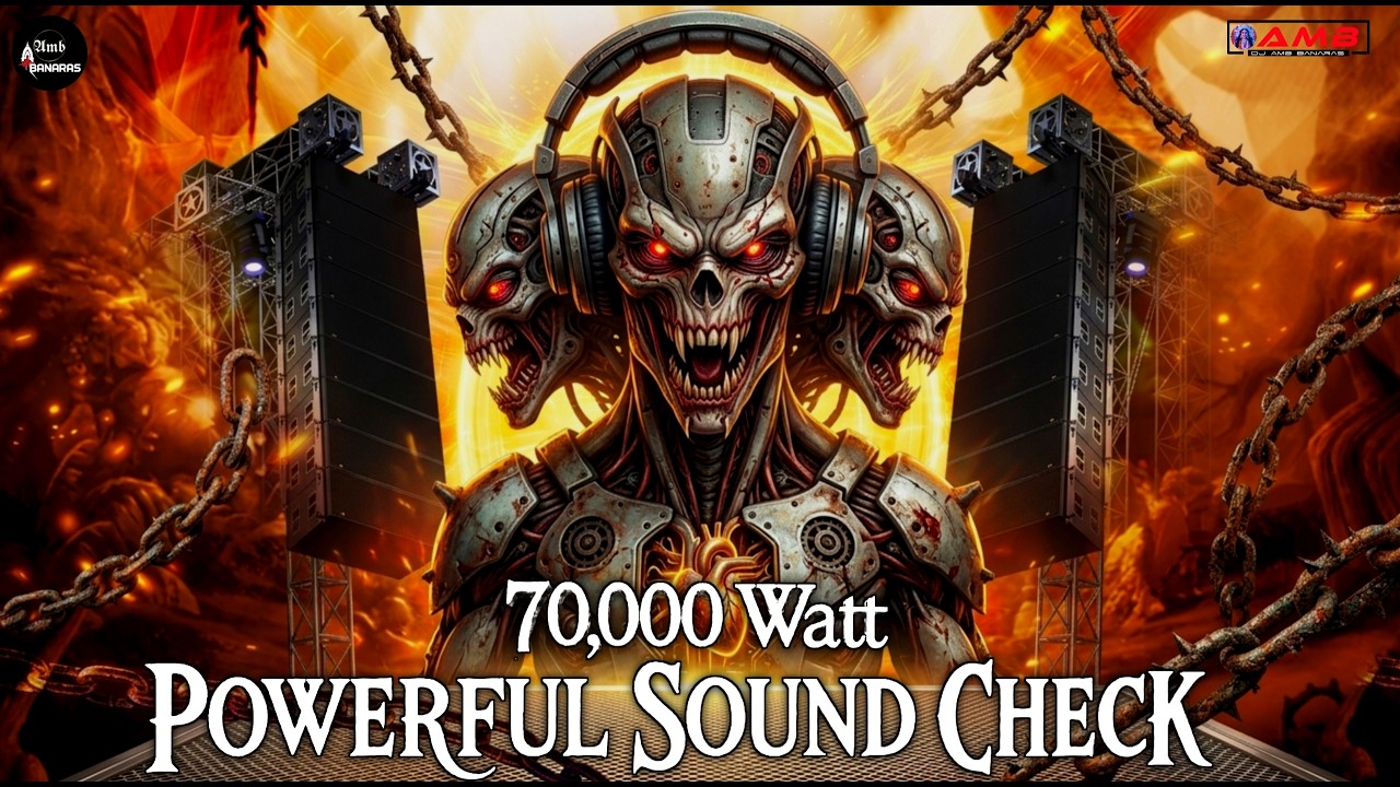 ☠️70,000 WATT DJ SOUND CHECK🔊 🔥 Extreme DJ Bass | Competition Sound Check ( JBL Monster Bass )