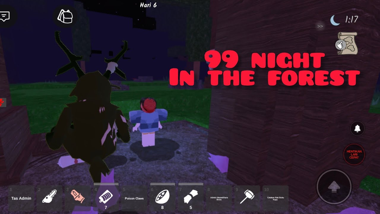 🔴 LIVE 21.00 WIB! Roblox 99 Nights in the Forest 🌙 Uji Nyali Malam Ini!🌙 #roblox #trending