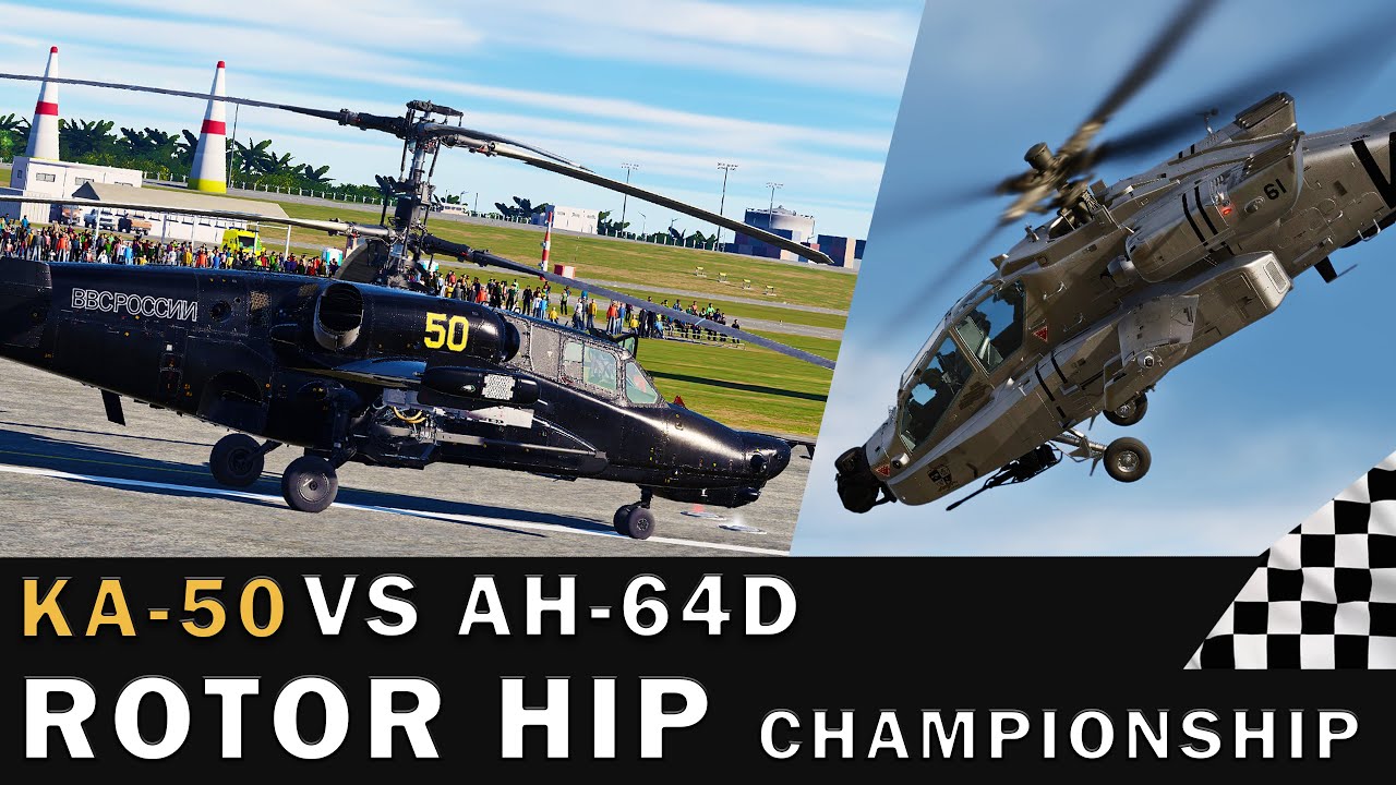 DCS KA-50 Black Shark 3 против AH-64D Apache | Чемпионат ROTOR HIP
