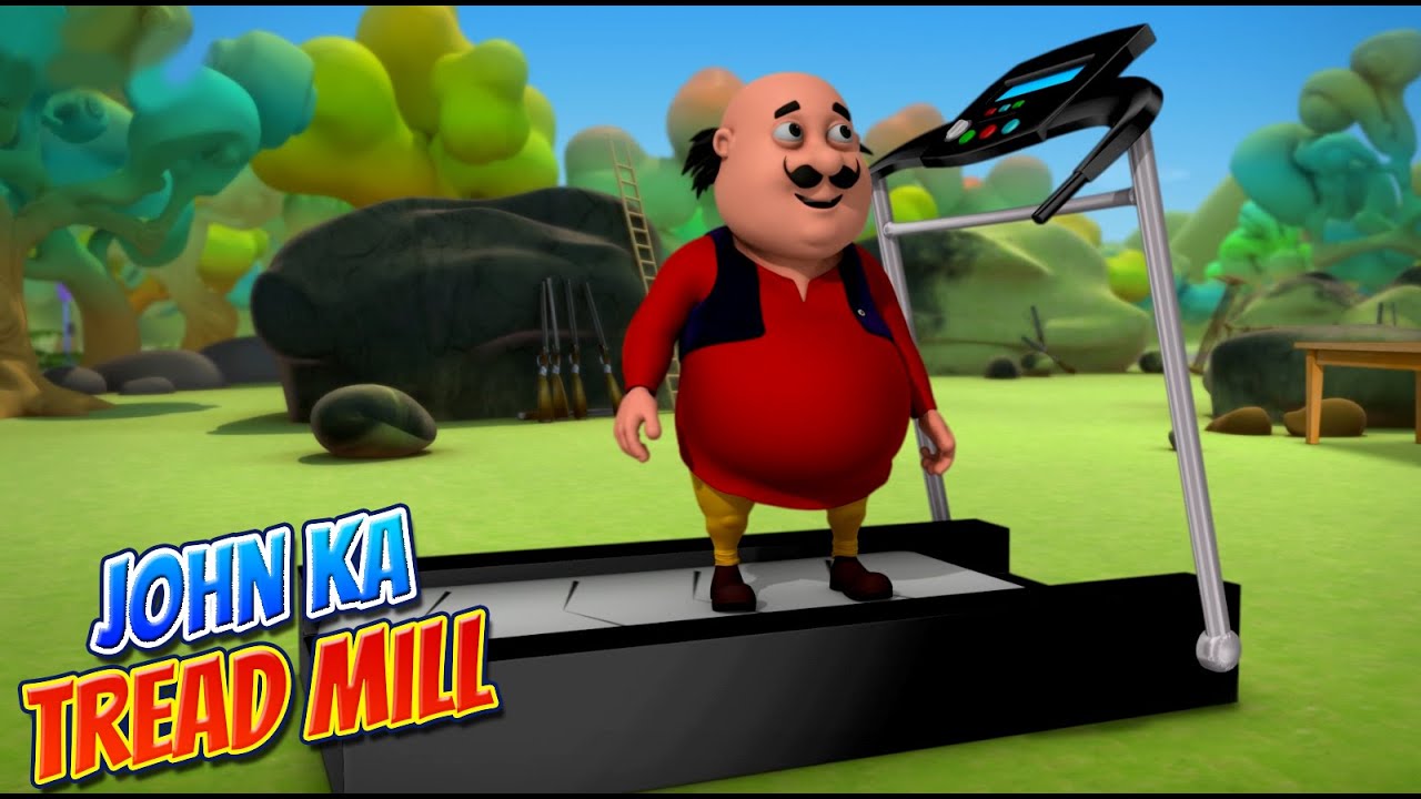 Motu Patlu in Hindi |  मोटू पतलू  | Hindi Cartoon | John Ka Treadmill