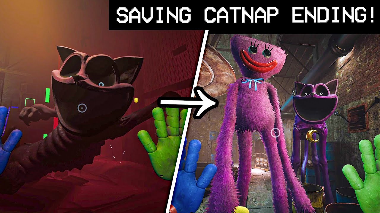 What if you SAVE CATNAP in ENDING? (good ending) - Poppy Playtime [Chapter 3] Secrets Showcase