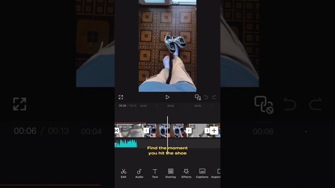 🎞 How to do THE SHOE TRANSITION