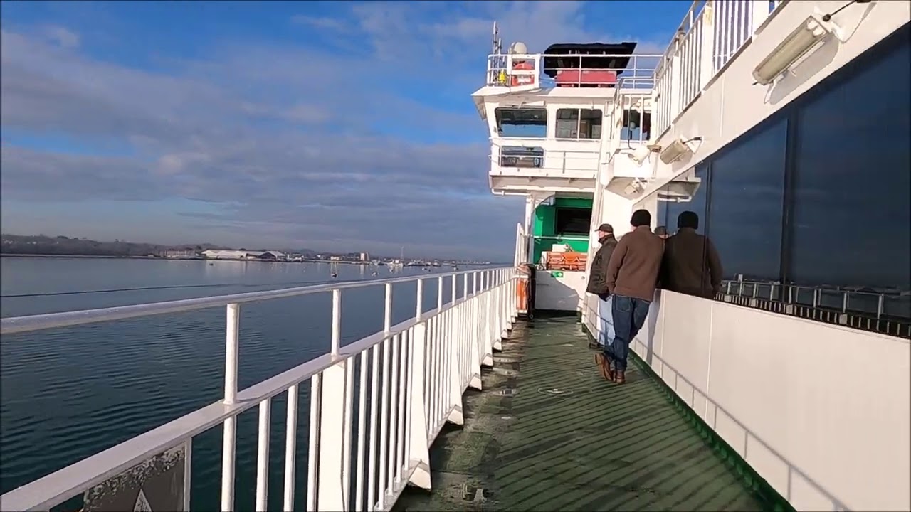On Board The Red Falcon - Red Funnel Car Ferry - Isle Of Wight - December 2020 | kittikoko