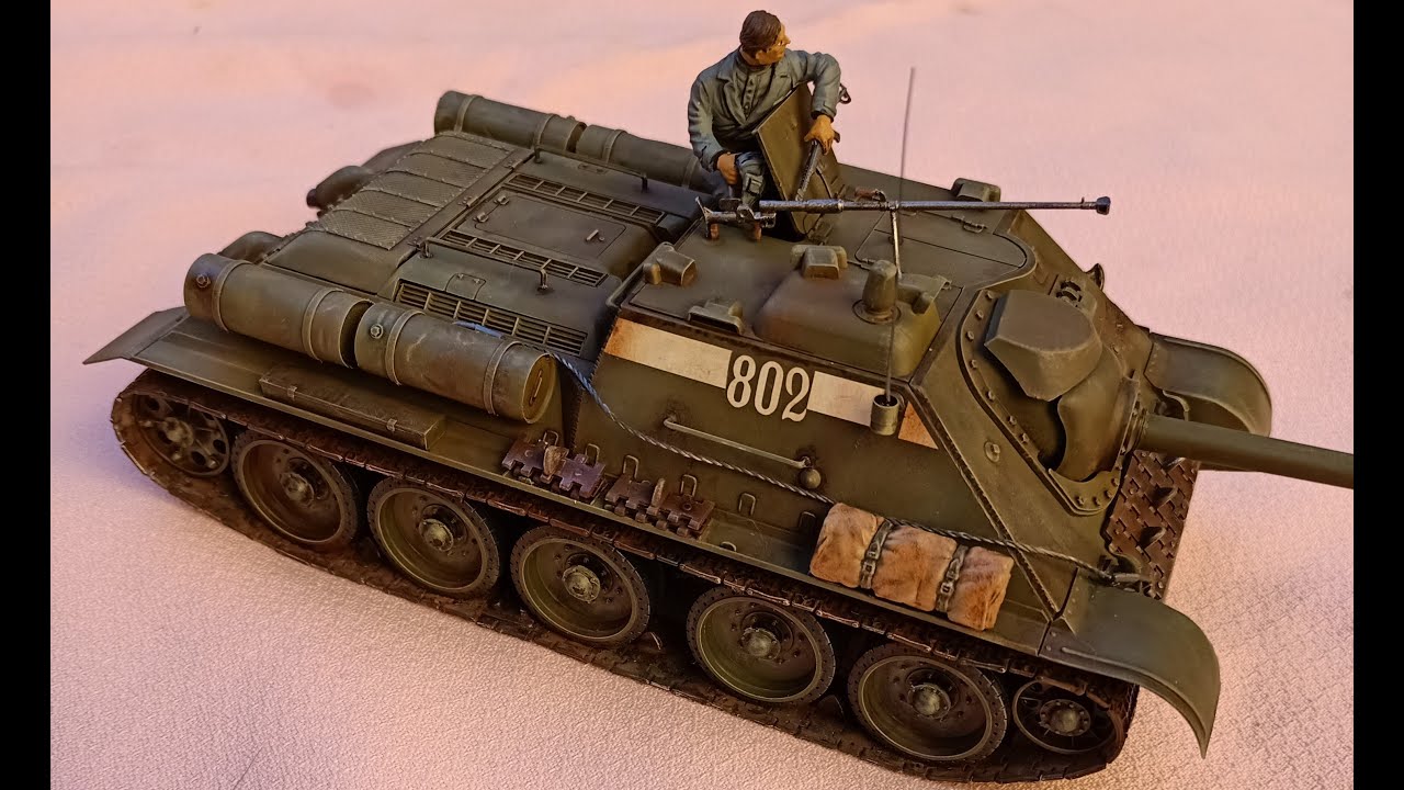 🛠 Fin #16 Construimos tanque SU85 Tamiya a escala 1/35