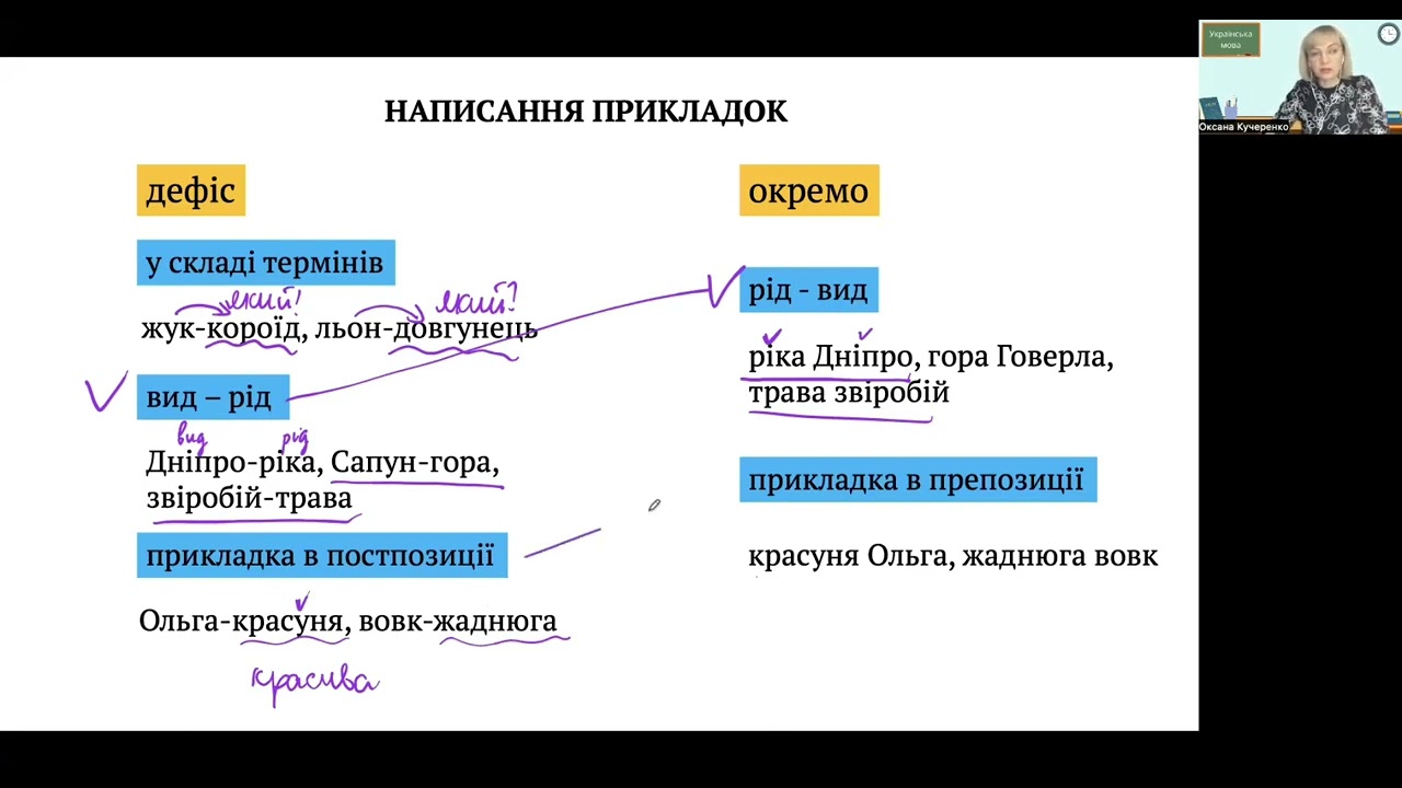 Прикладка (НМТ з української мови)