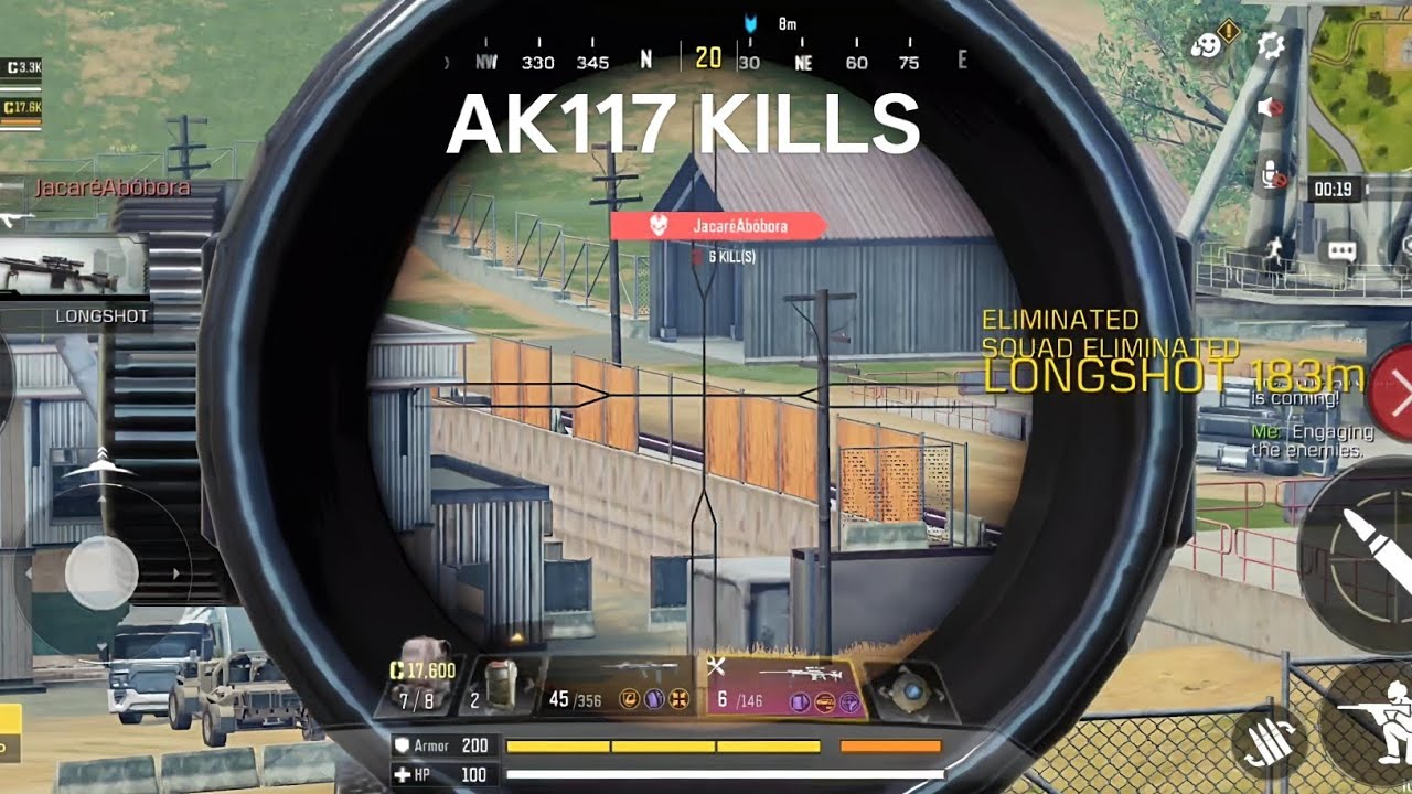 Call of duty Mobile BLACKOUT SQUAD OF 2 Gameplay UHD SNIPER LONGSHOT CUSTOM DL Q33 AK117 