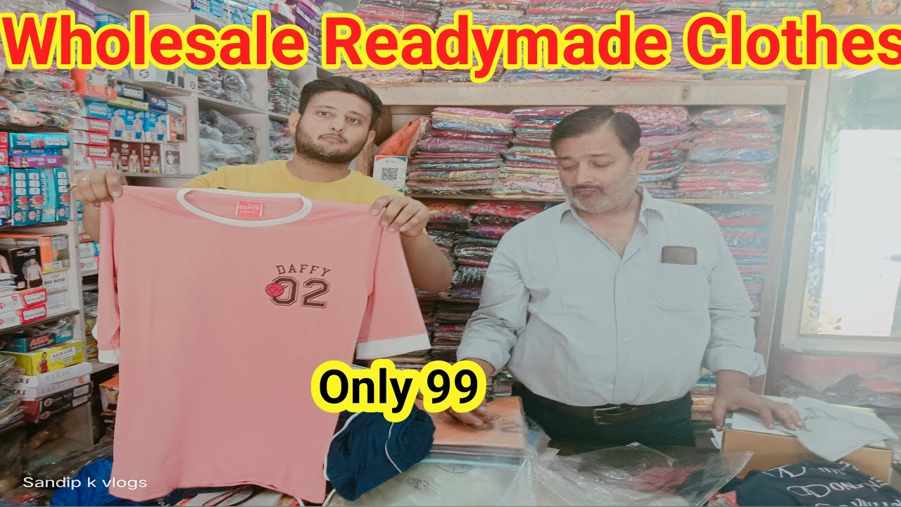 Wholesale Cloths Market In Varanasi ! T Shirt,Shirt,Lower