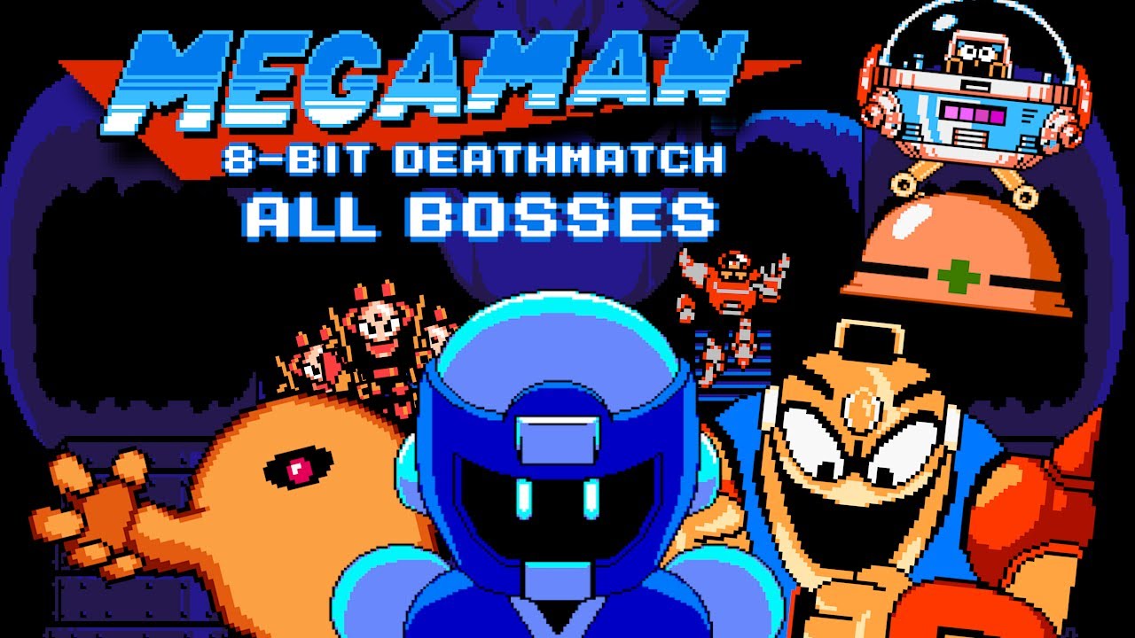 Mega Man 8-Bit Deathmatch - All bosses (With timestamps)