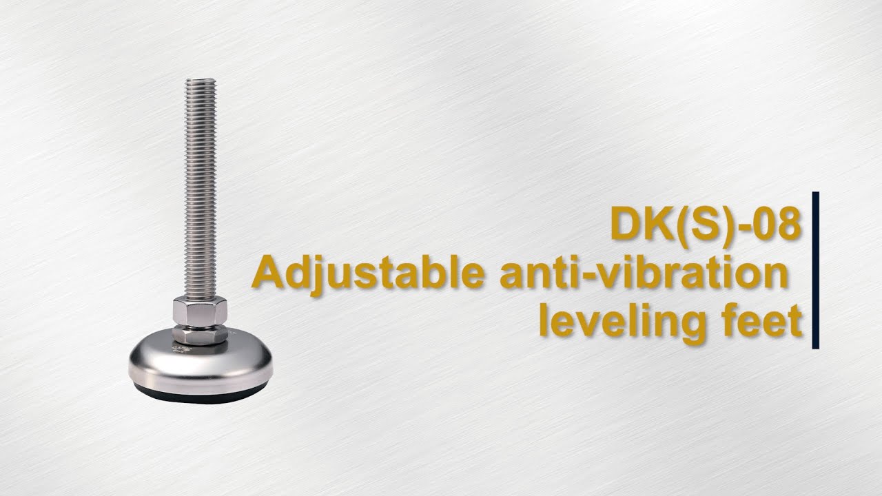 DK(S)-08 Adjustable Swivel, Anti-Vibration Leveling Feet