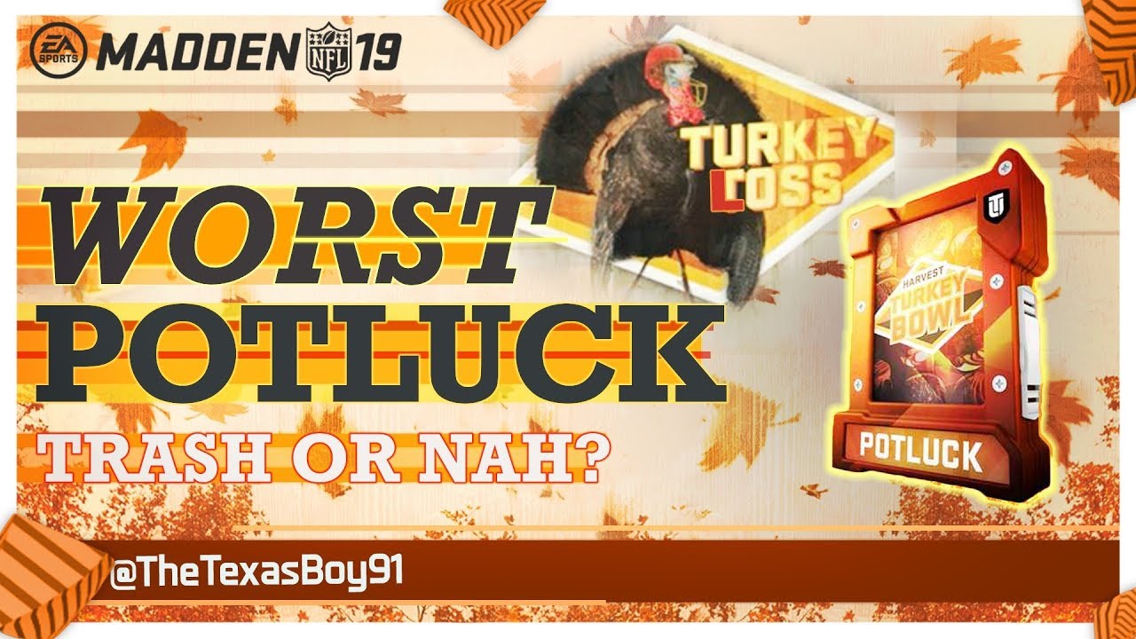 I PULLED THE WORST PACK IN MADDENS HISTORY | Pot Luck Cornucopia Pack Opening | Madden 19