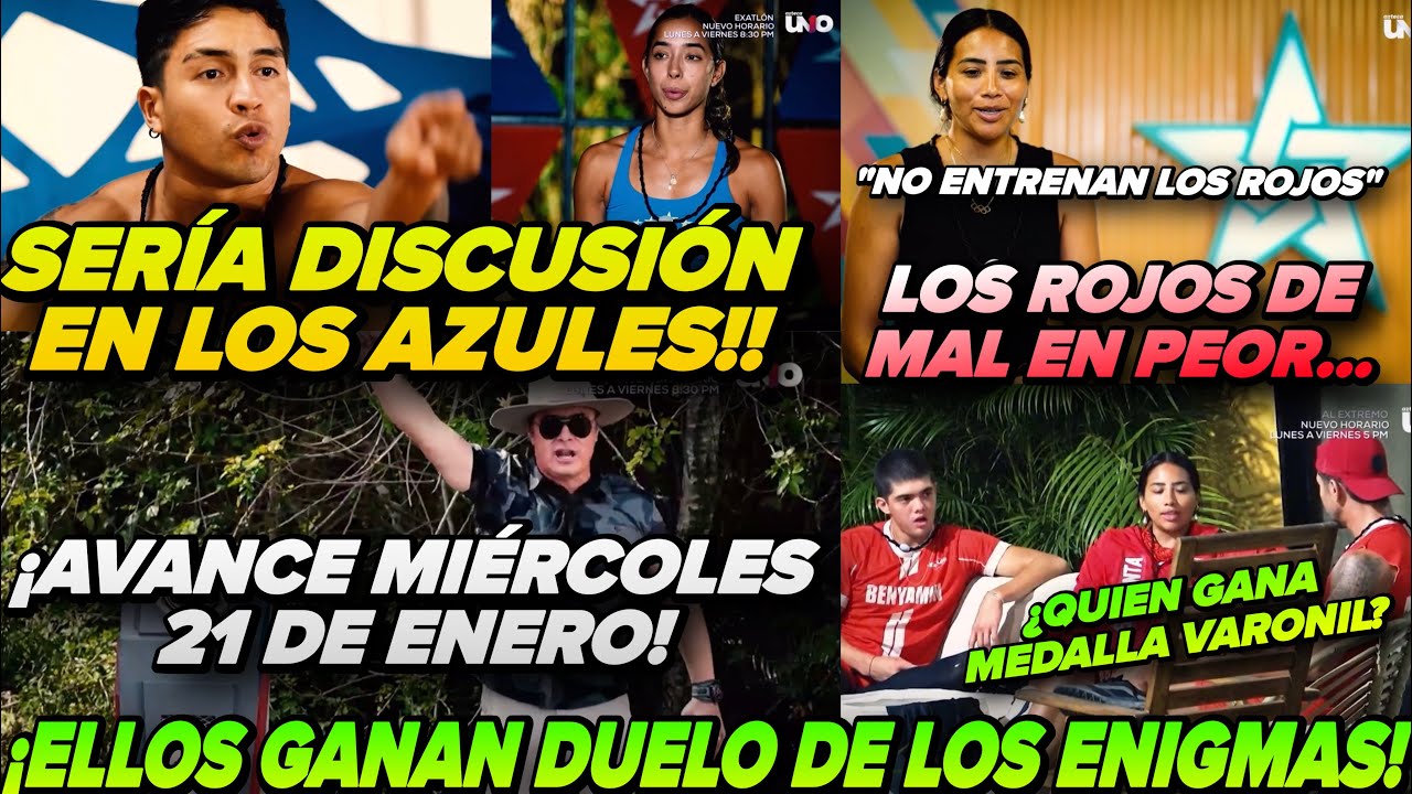 Avance MIÉRCOLES 21🔥ELLOS GANAN ENIGMAS!! AZULES EN SERIOS PROBLEMAS Y LOS ROJOS NI SE DIGA!!  
