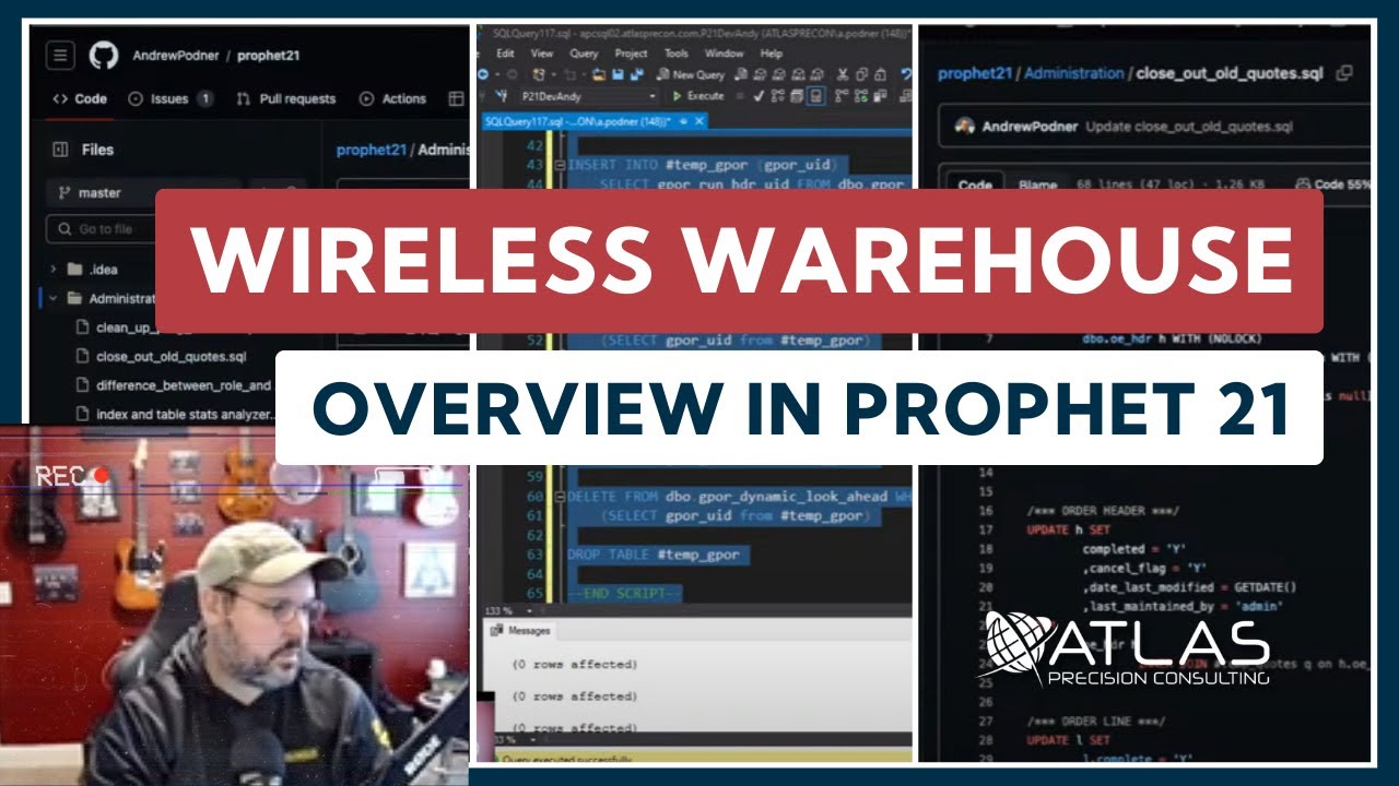 Wireless Warehouse Overview - Prophet 21 -  Atlas Precision Q&A