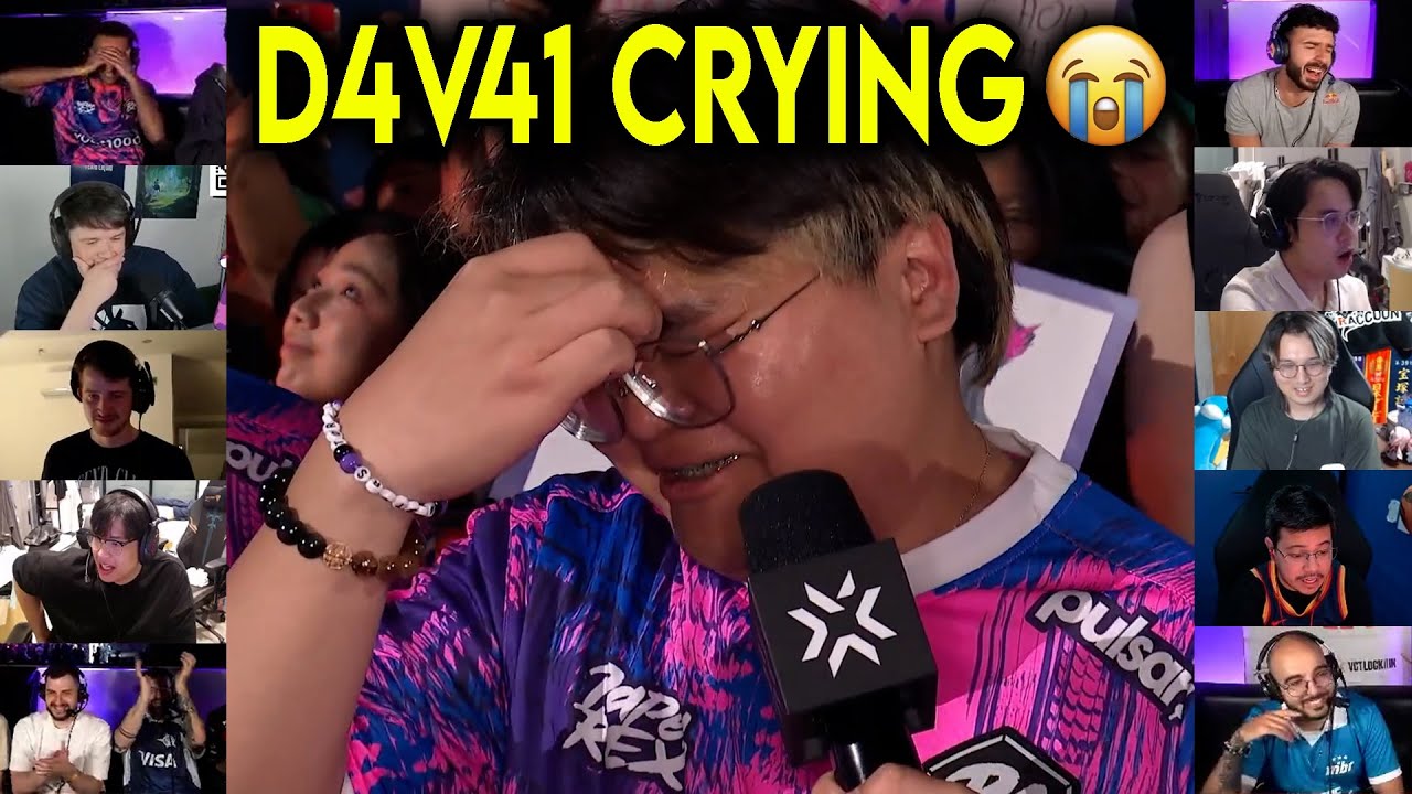 Valorant Streamers Reacts To PRX D4v41 Crying After Winning Masters Toronto