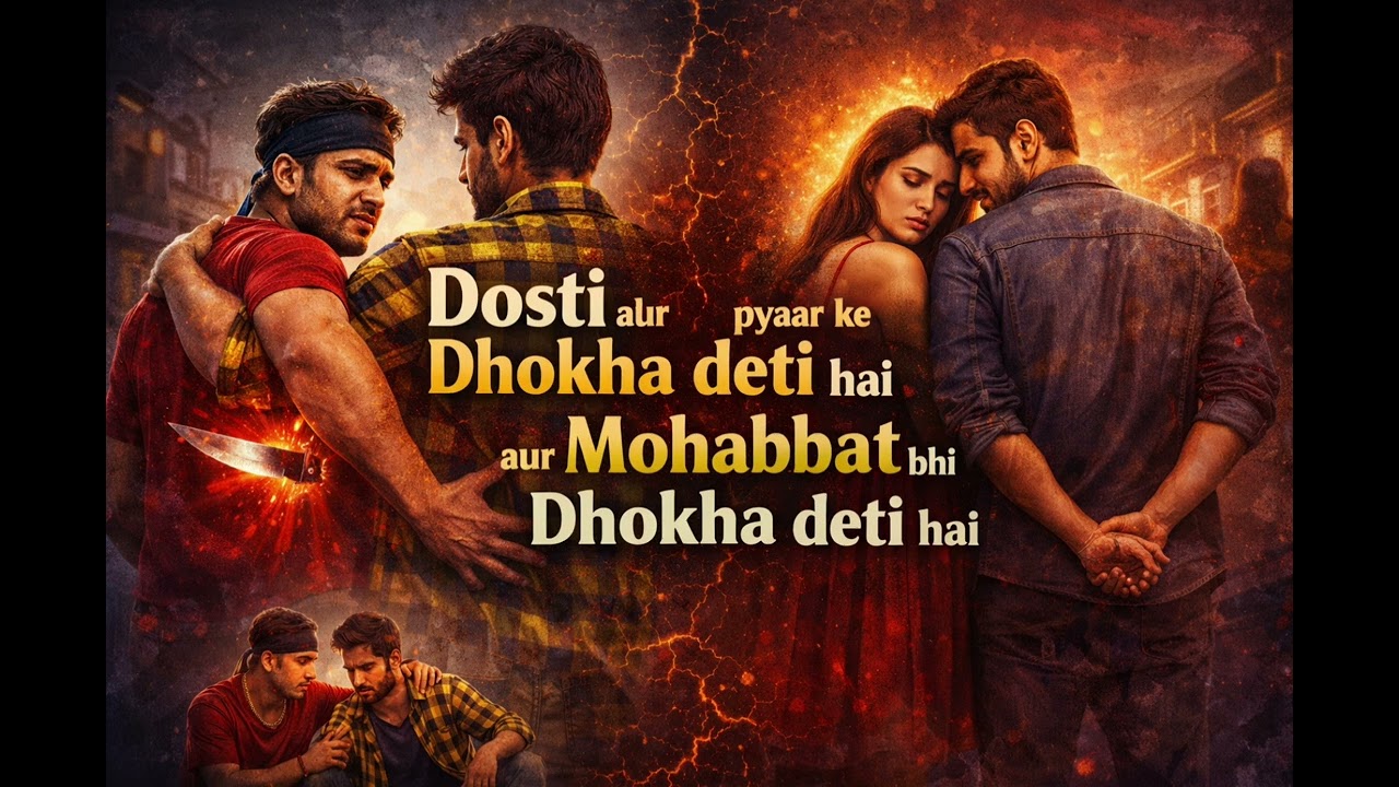 Dosti aur Pyar dono mein dhokha khaya hai,Shayad isliye aaj akelapan bhaaya hai. 💔🥀#Dhokha#SadStatus