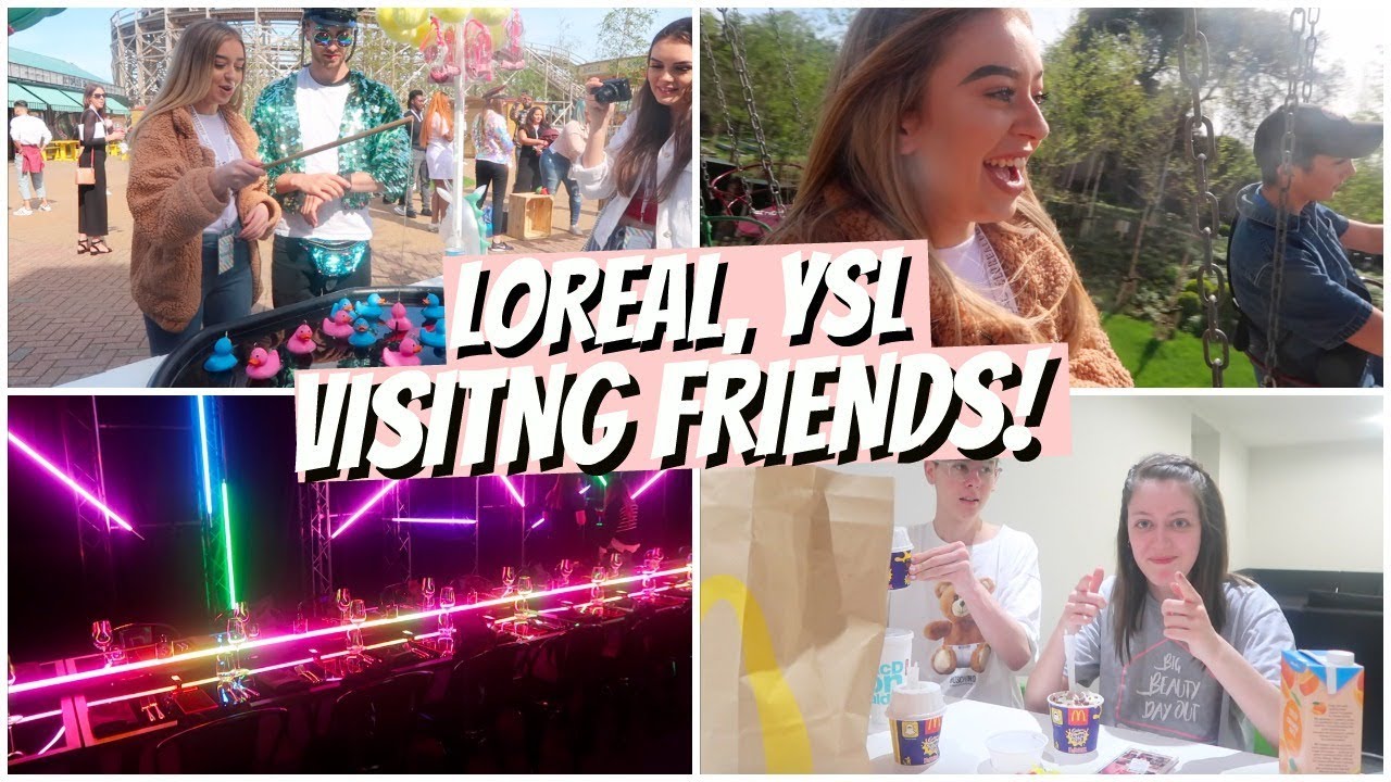 THE BEST FEW DAYS! FUN FAIRS WITH LOREAL, DINNER WITH YSL, HAULS & STAYING WITH FRIENDS!!