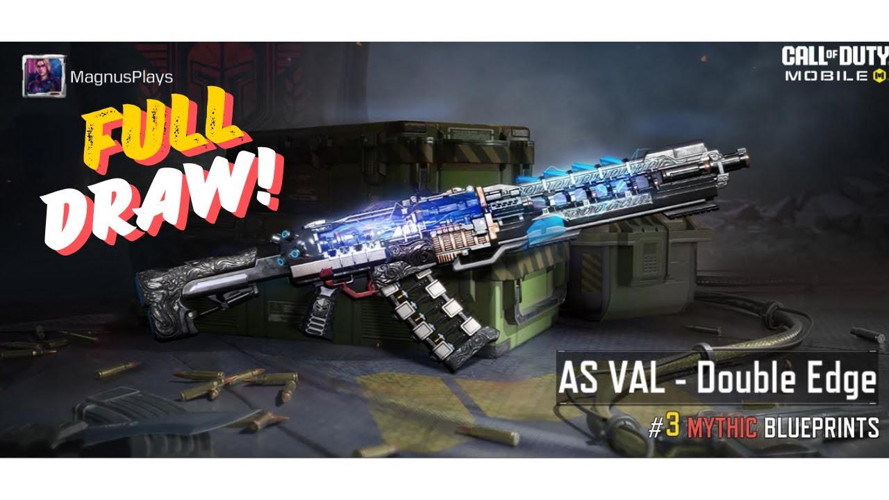 OG Mythic AS VAl - Double Edge | Cross Guard Redux Full Draw | Call of Duty Mobile