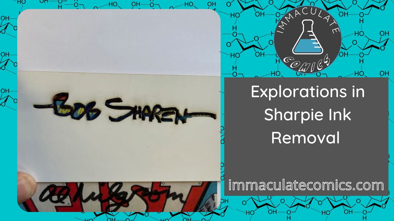 Explorations in Sharpie Ink Removal