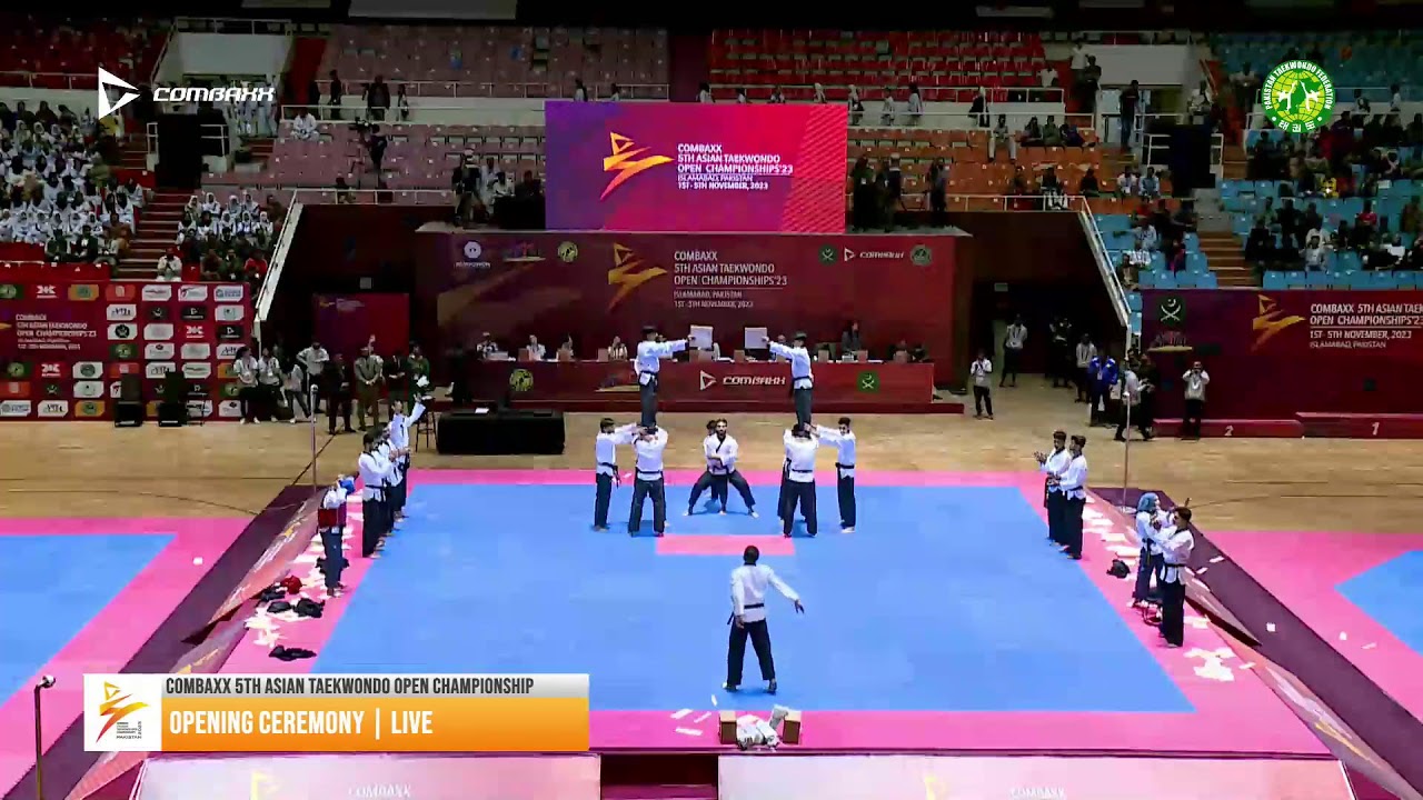 LIVE | OPENING CEREMONY | COMBAXX 5TH ASIAN POOMSAE OPEN CHAMPIONSHIPS 2023