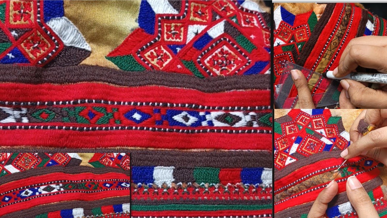 Watt e dochag soj dayeg || asani doch || Balochi doch || easy embroidery  || Hand Magic