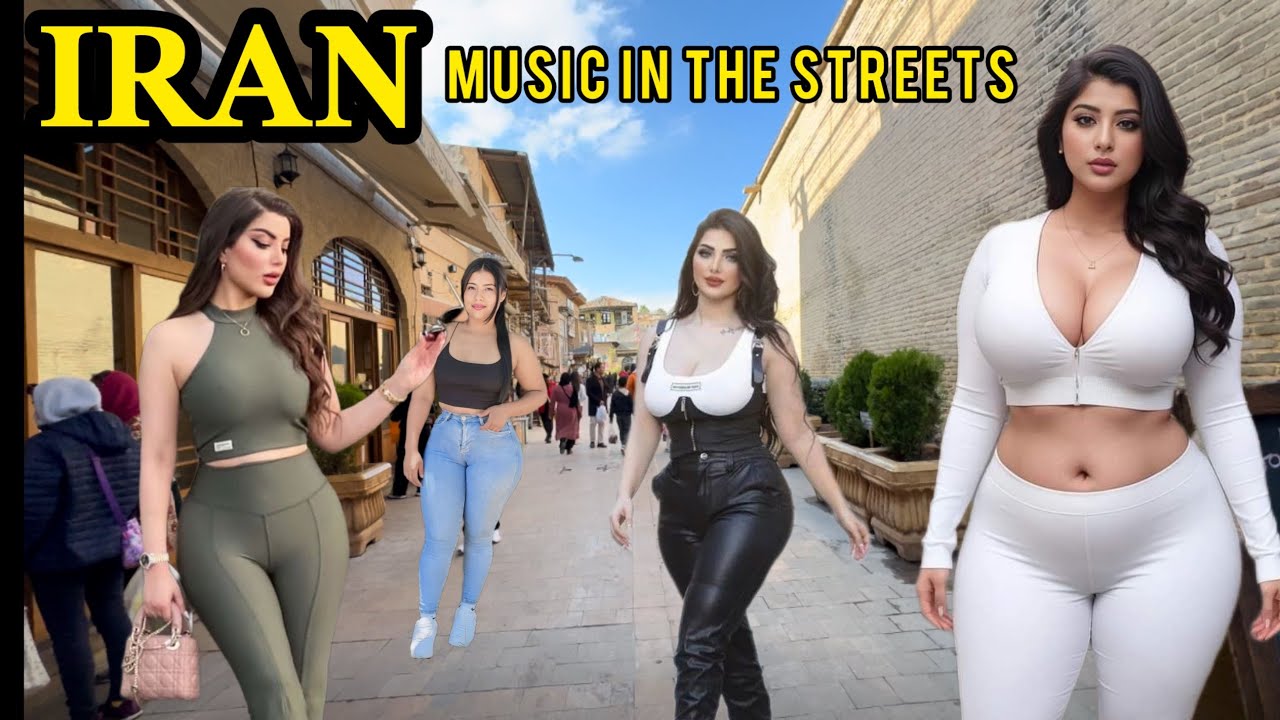 Music, Food & Old Streets 🎶 | Walking Around Vakil Bath, Shiraz Iran