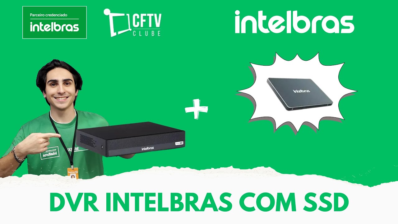 NOVO DVR COM SSD DA INTELBRAS - DVR MAIS MODERNO, RÁPIDO E RESISTENTE - MHDX 1104 e 1108-C COM SSD