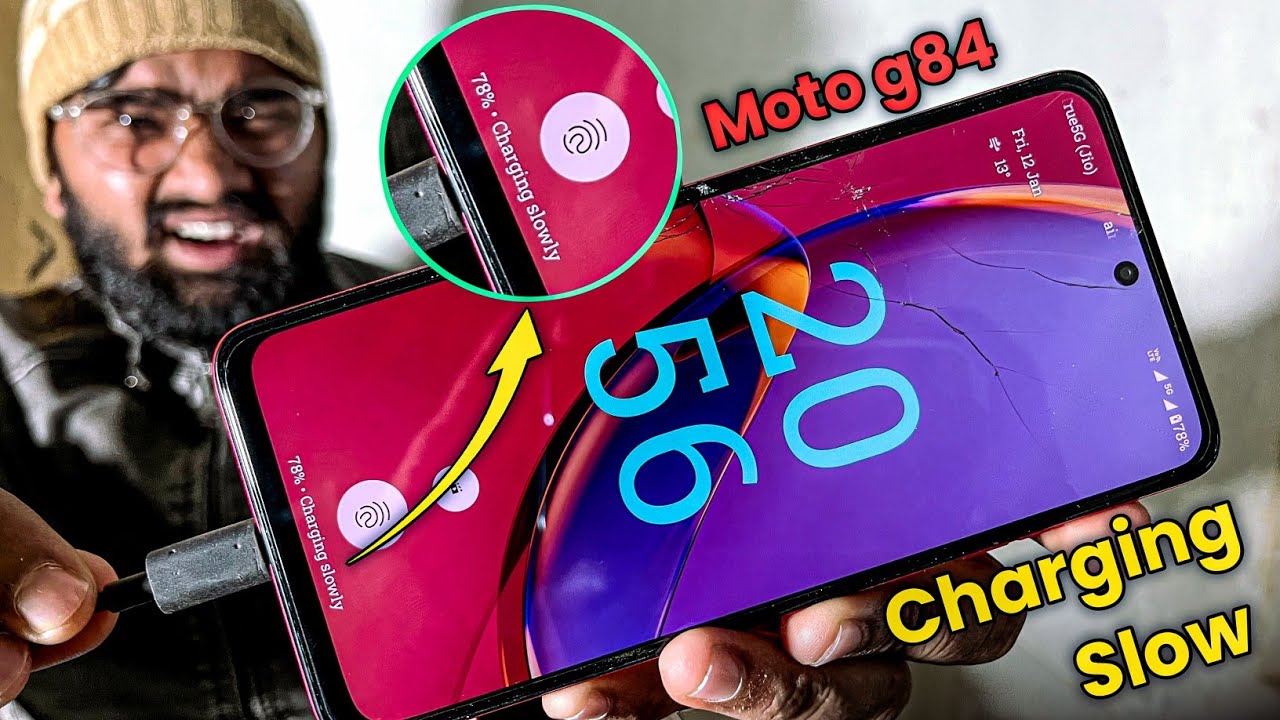 Проблема медленной зарядки Moto g84 ⚡Решение проблемы с зарядкой Moto g84 ✅