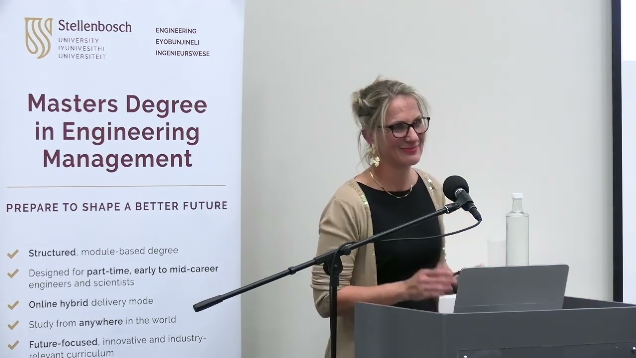 Faculty of Engineering: Engineering Management Prestige Seminar Series - Inaugural Lecture