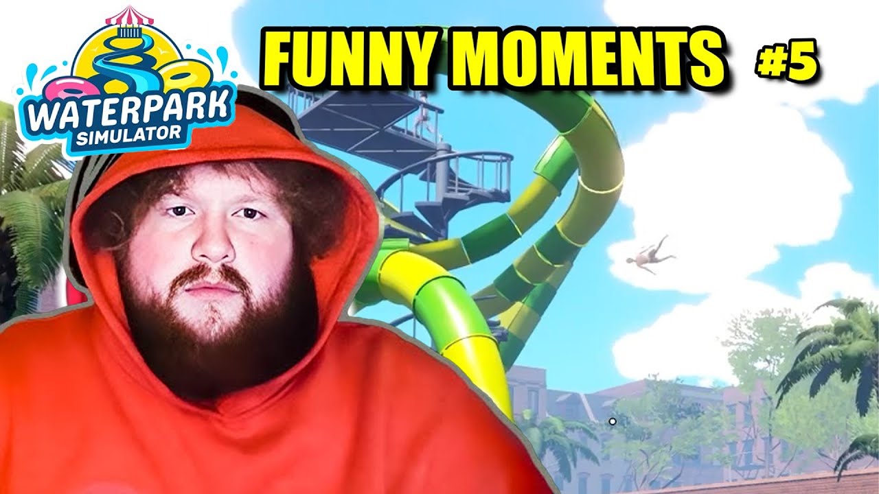 Best of CaseOh Waterpark Simulator! (FUNNY MOMENTS) #5