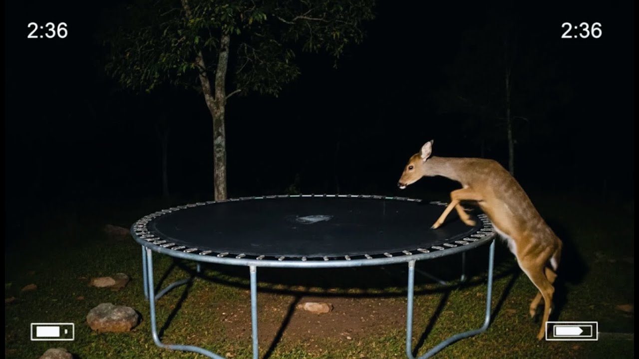 Unbelievable CCTV: Pangolin & Civet Bounce on Trampoline!