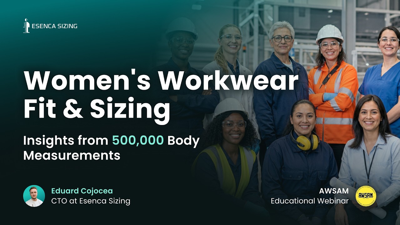 Women's Workwear Fit & Sizing: Insights from 500,000 Body Measurements | AWSAM Webinar