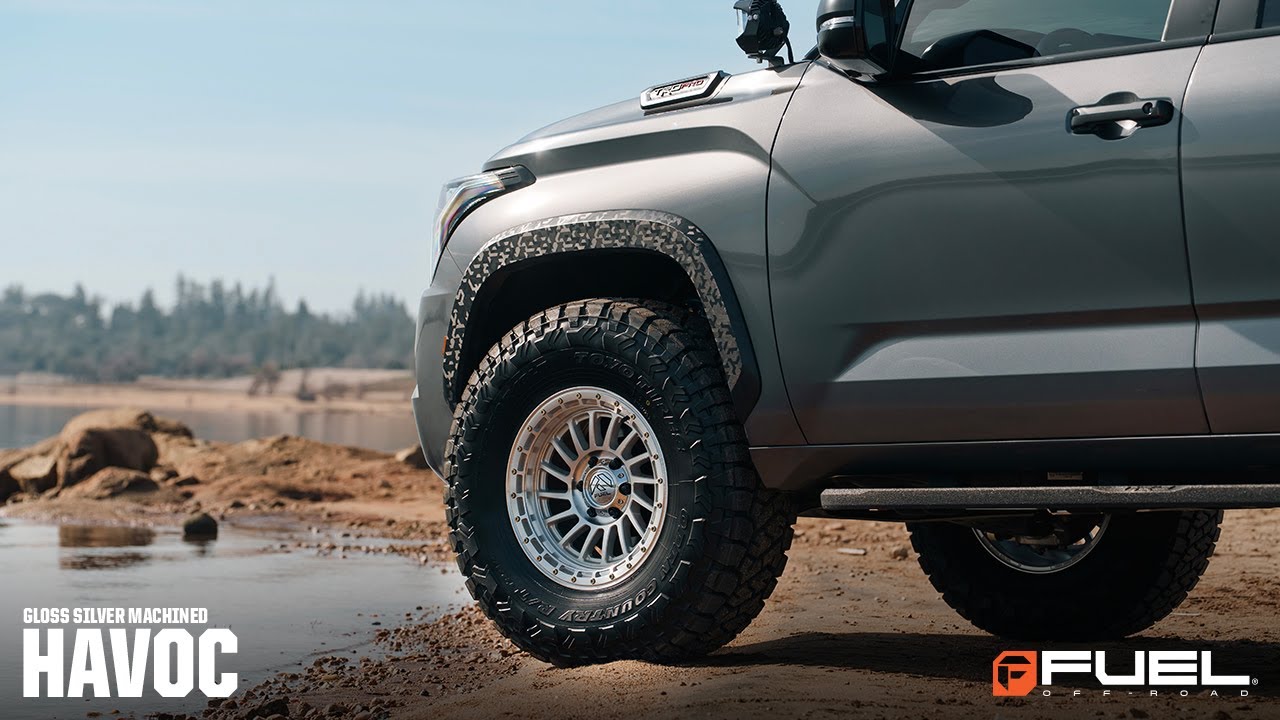 Fuel Off-RoadHavoc FC897 | 18x9 | Gloss Silver with Machined Face | Toyota Sequoia