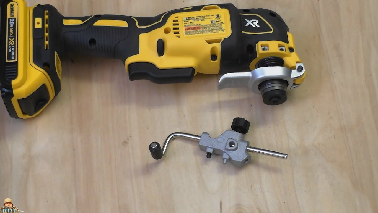Мультипила Dewalt DCS355: ограничитель глубины