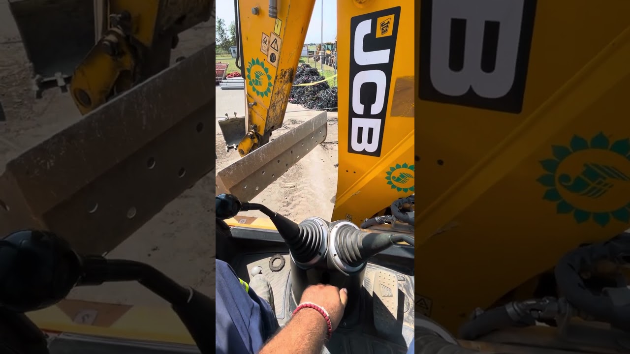 JCB 5 cx za pocetnike ( kako se vozi )