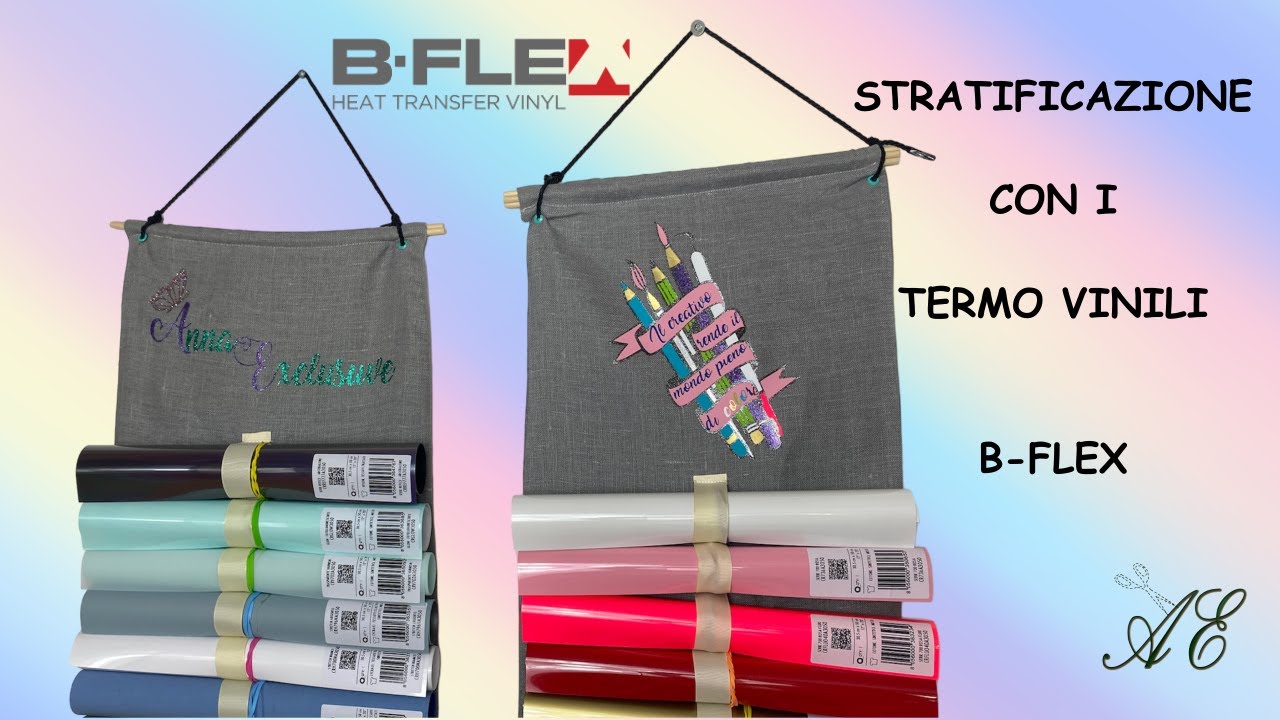 Quanto è facile la stratificazione con i termovinile della B-FLEX?Taglio utilizzando la Cricut Maker