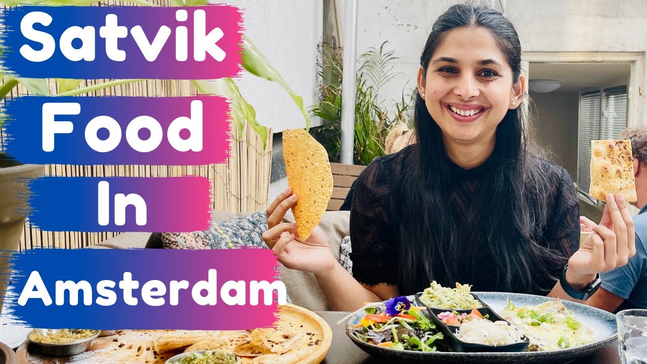 Vegetarian Food In Amsterdam| Restaurant Inspired By Golden Temple Amritsar|Food, City Tour In Hindi