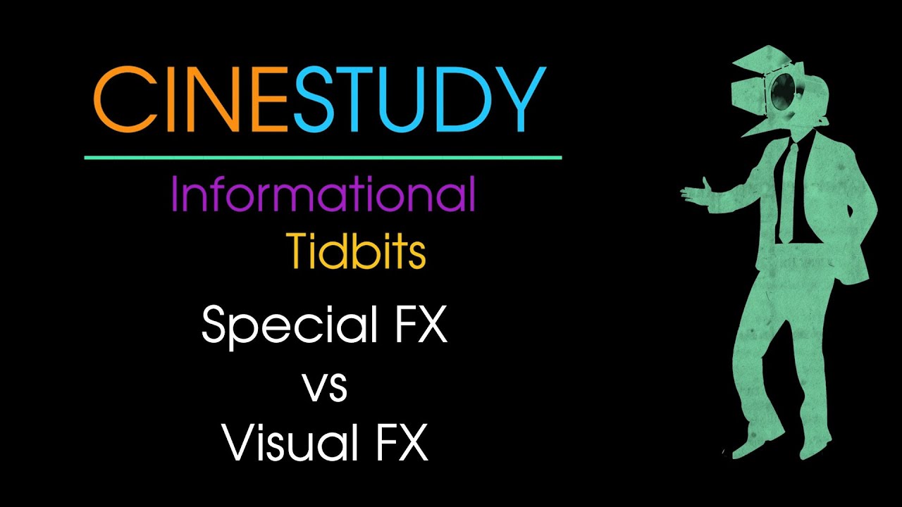 difference between Special Effects and Visual Effects, a Sonnyboo Podcast