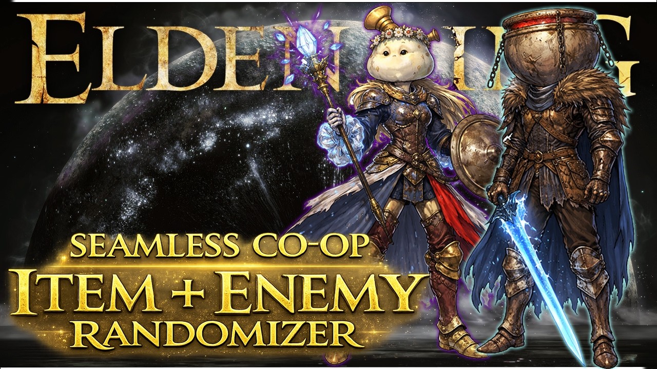 Elden Ring But EVERYTHING is Random – Seamless Co-Op Item/Enemy Randomizer with Axyvex