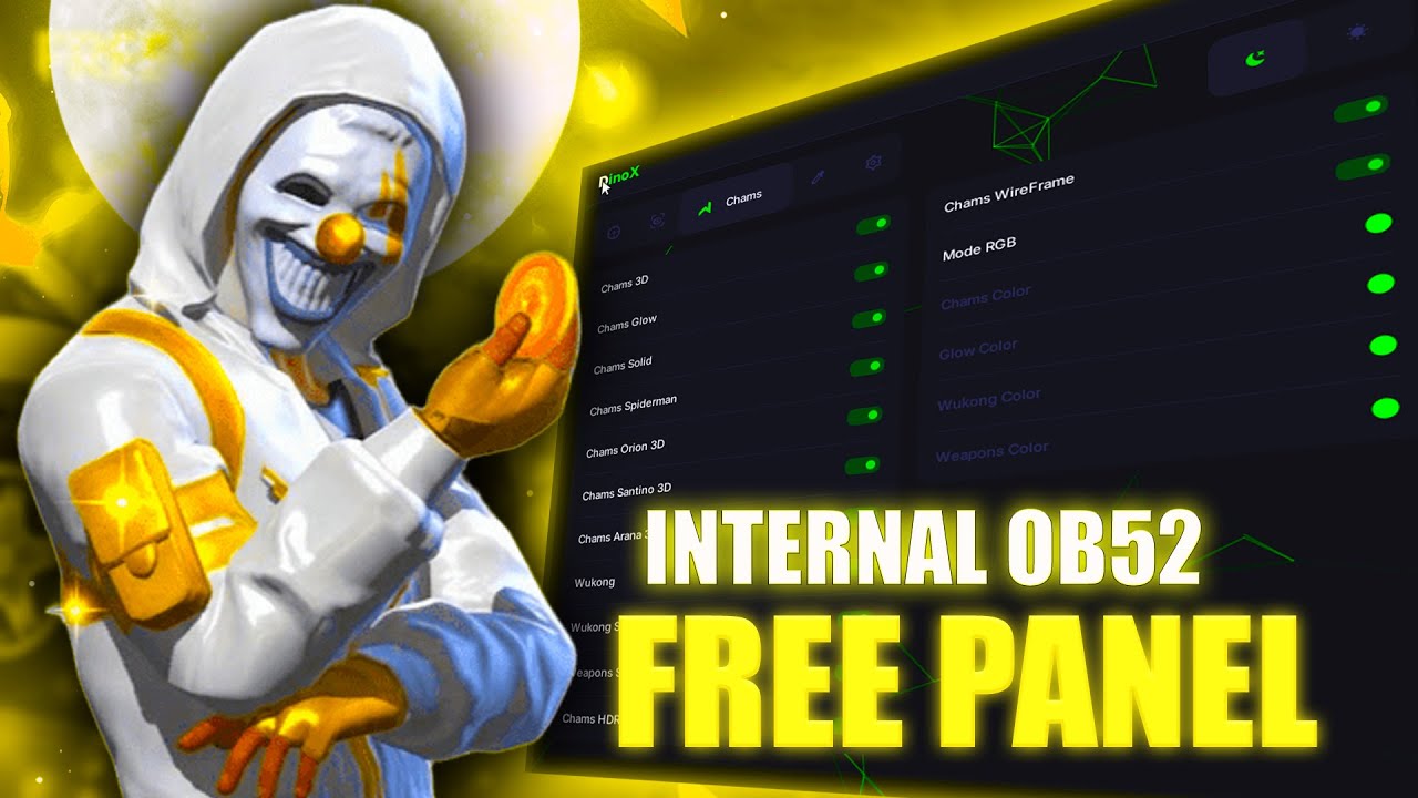 NEW PC PANEL INTERNAL OB51 💻 PULL ENEMY + TELEPORT 🎯 | EVERY DAY FREE PANEL | DINOX