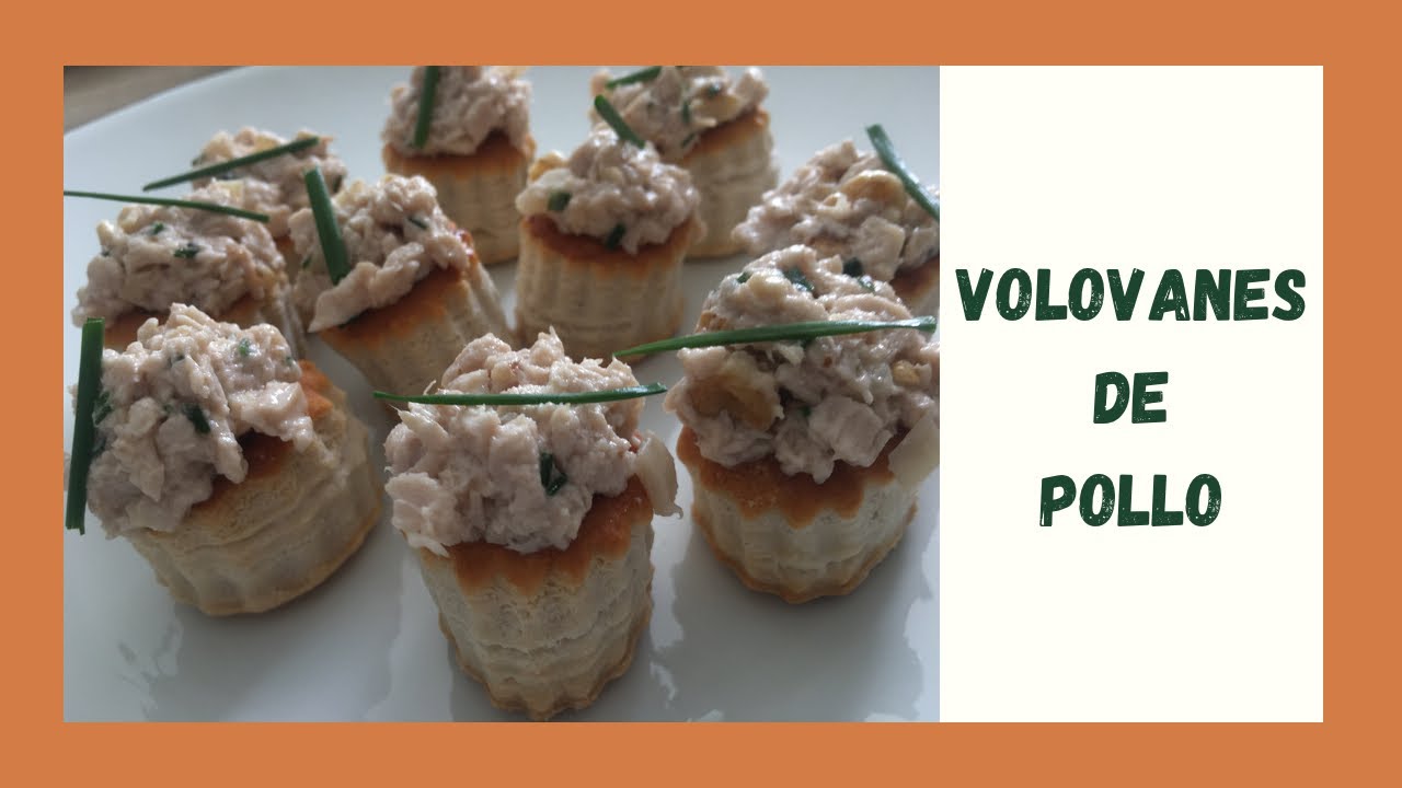Volovanes rellenos de Pechuga de Pollo fácil y rico!!