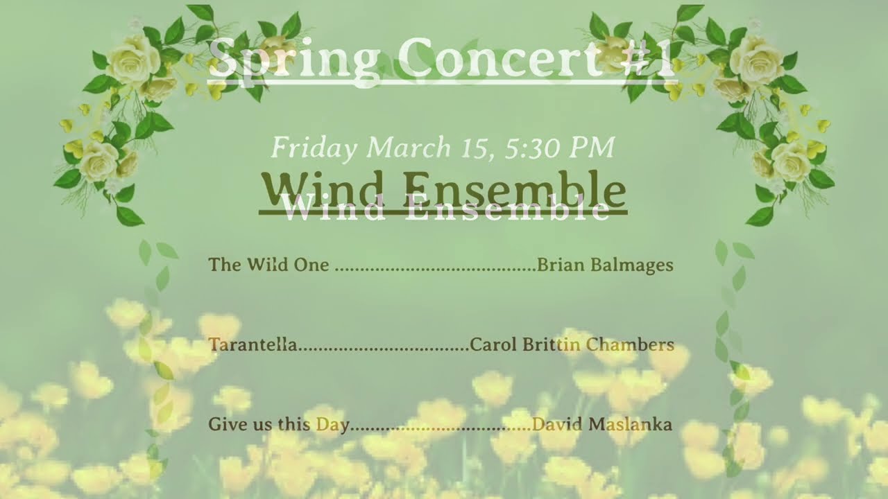 Wind Ensemble Spring 24 HD 1080p