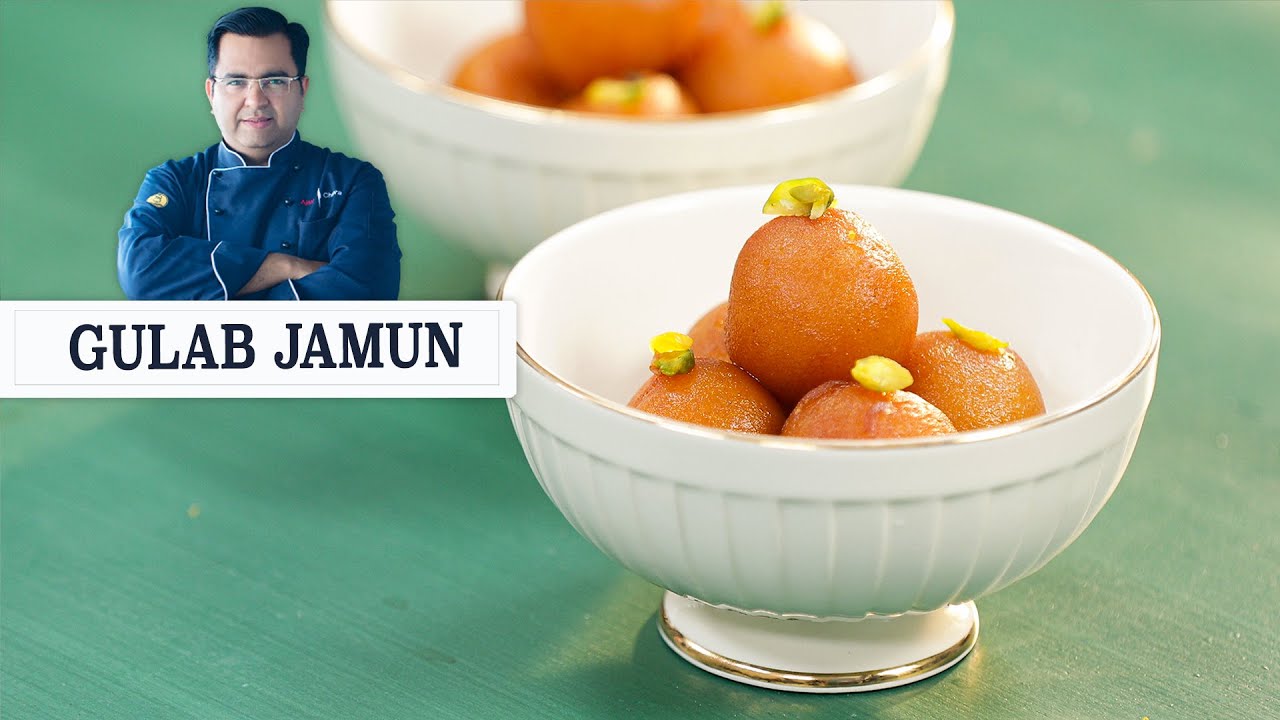 Gulab Jamun recipe | Easy Desserts and sweets Recipes | Chef Ajay Chopra Recipes