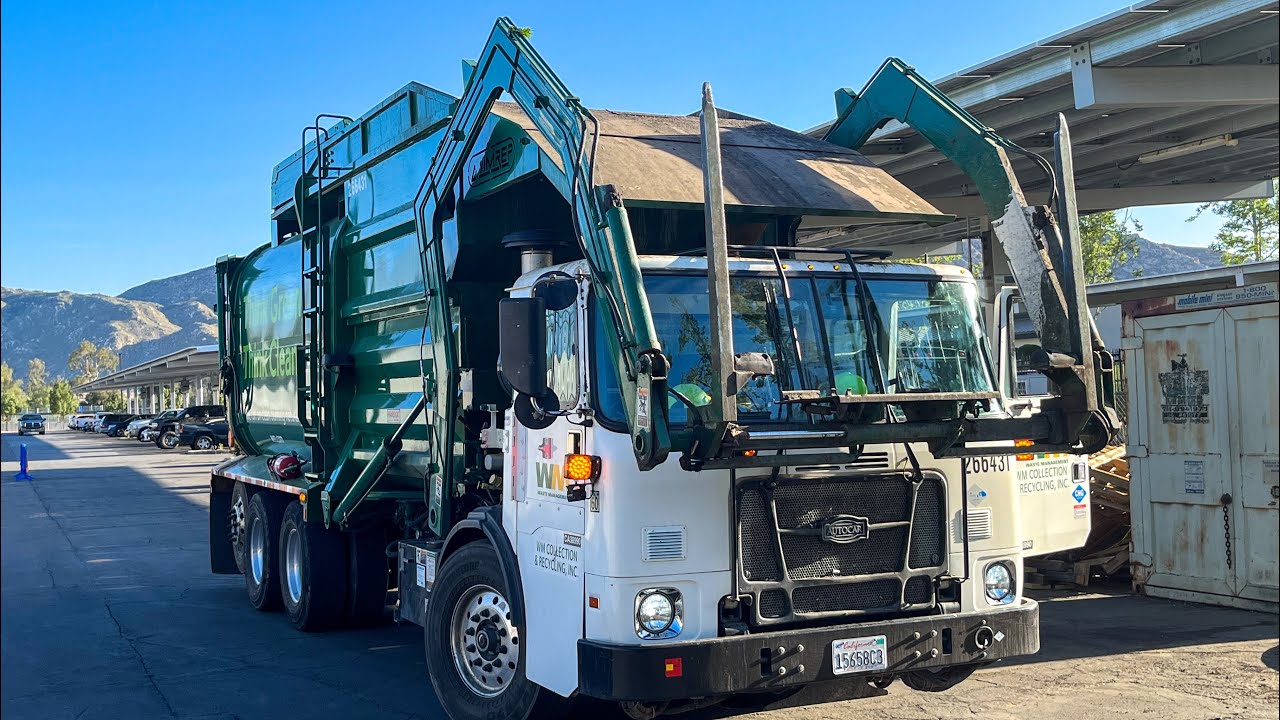 Waste Management Autocar Xpeditor Amrep FL Morning Dumpsters.