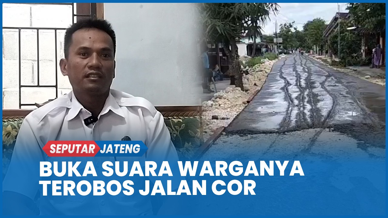 Kades Palon Blora Buka Suara soal Warganya Terobos Jalan Cor Basah hingga Dilaporkan ke Polisi