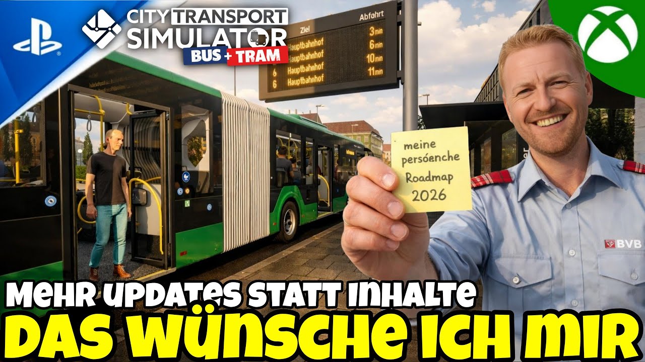 🚍Konsolen-Chaos bei CTS?🤔Erst fixen, dann DLC?! Meine klare Roadmap für CITY TRANSPORT SIMULATOR