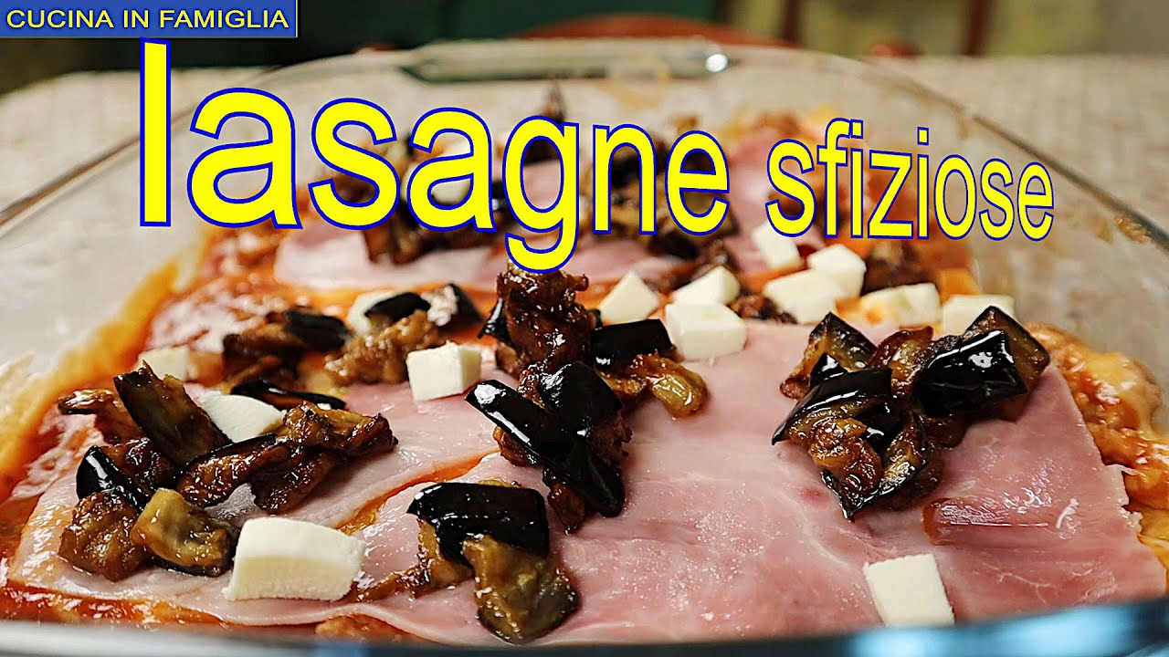 LASAGNE SFIZIOSE DA MANGIARNE 3 PIATTI 😋