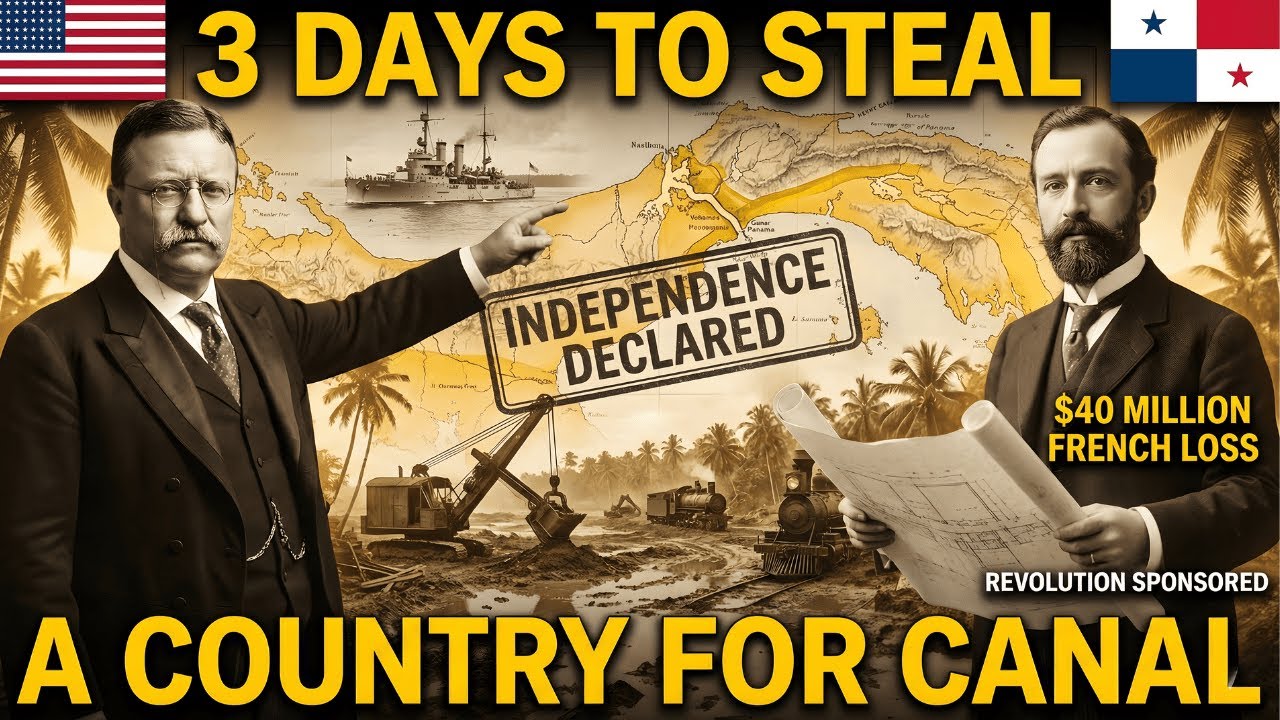 How America Built the Panama Canal - 3 Days That Changed