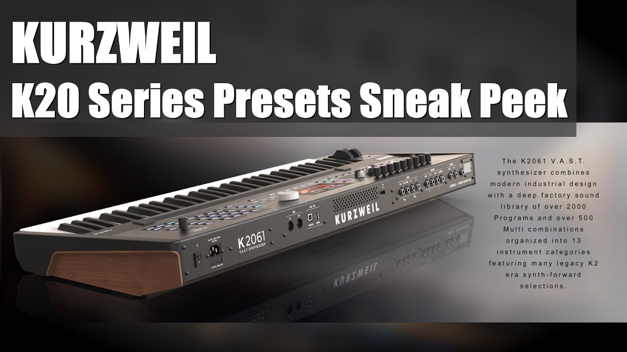 Kurzweil K2061 / K2088 Presets Demo (Programs Only)
